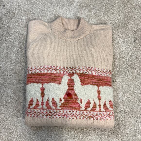 Anthropologie Aimee Pommed Wool Cashmere Blend Alpaca Sweater Size 2X - Picture 1 of 7